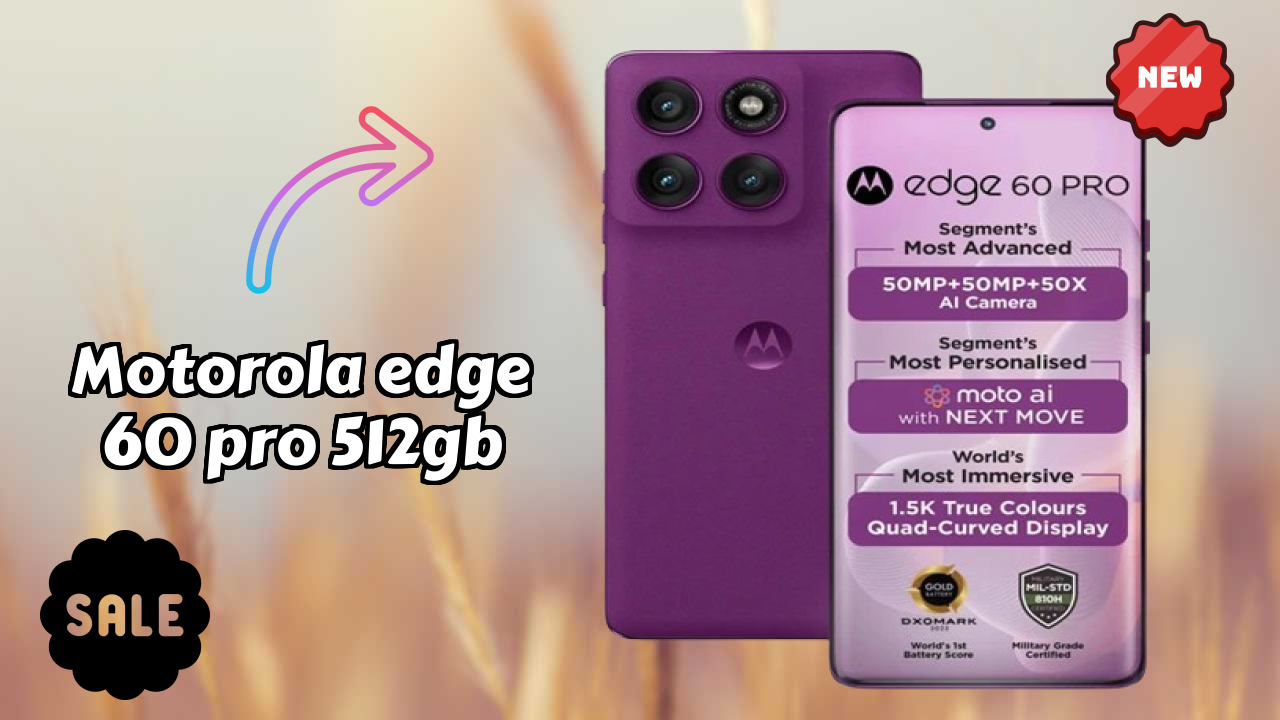 Motorola Edge 60 Pro 512GB Display Quality: P-OLED Review
