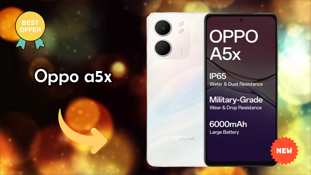 Best Budget Phone Alert: OPPO A5x Now at Just ₹12,499