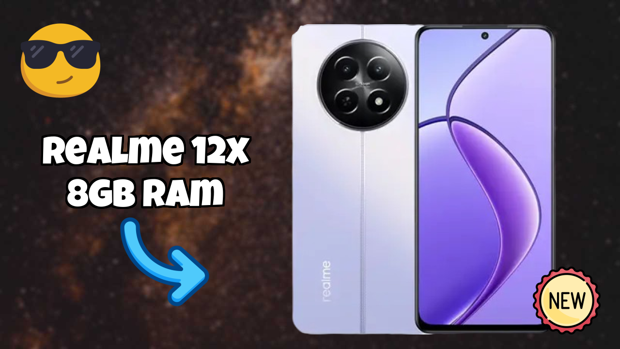 Realme 12x 8GB RAM Display Quality: 6.72 Inches (17.07 Cm) Screen