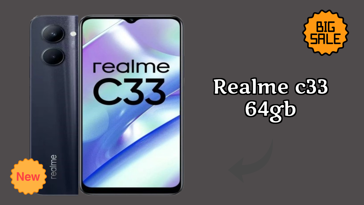Realme C33 64GB Display Analysis: 6.5 Inches (16.51 Cm) Screen