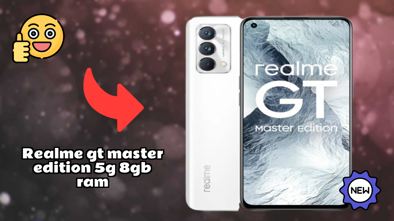 Realme GT Master Edition 5G 8GB RAM Performance: 8 GB RAM Multitasking