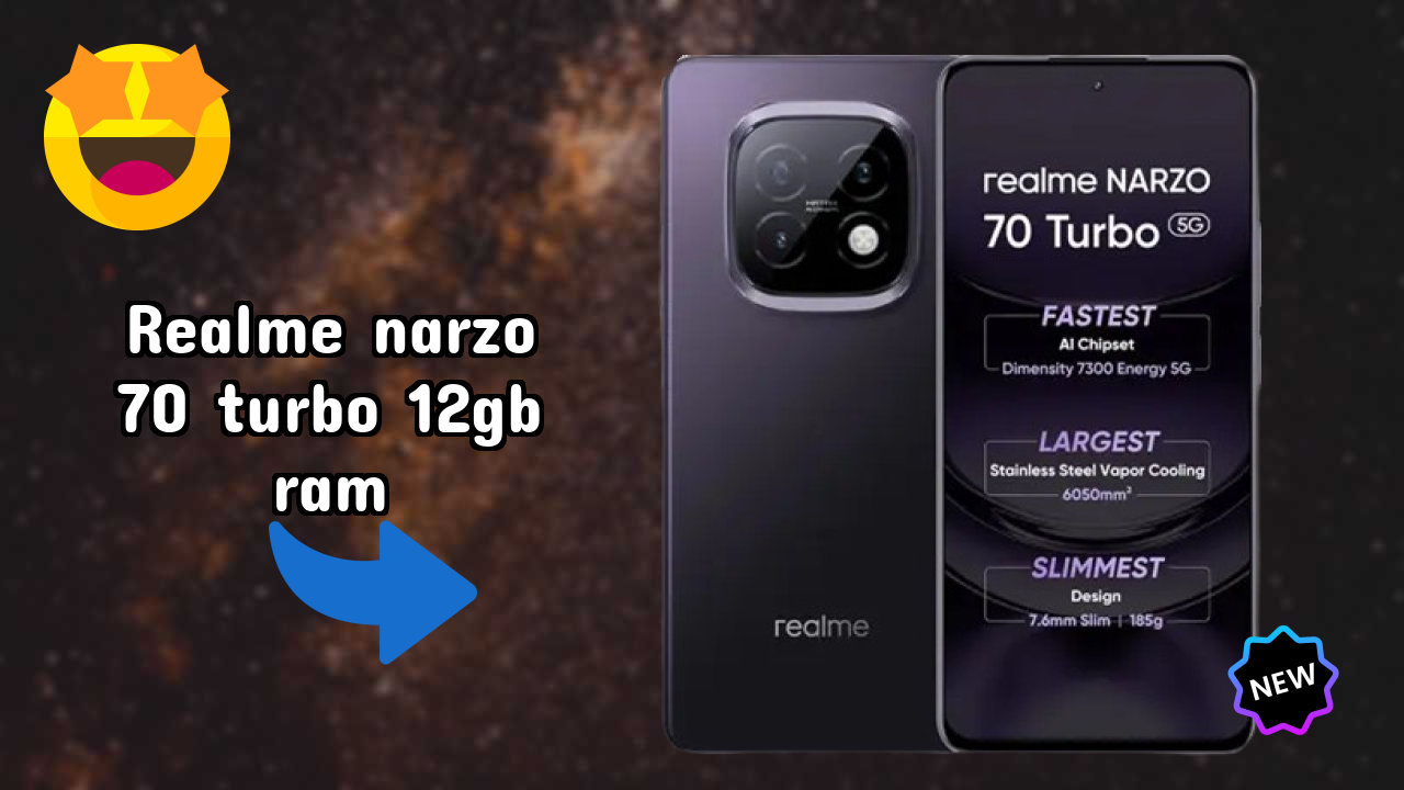 Realme Narzo 70 Turbo 12GB RAM at ₹19,999 - Best Deal Available