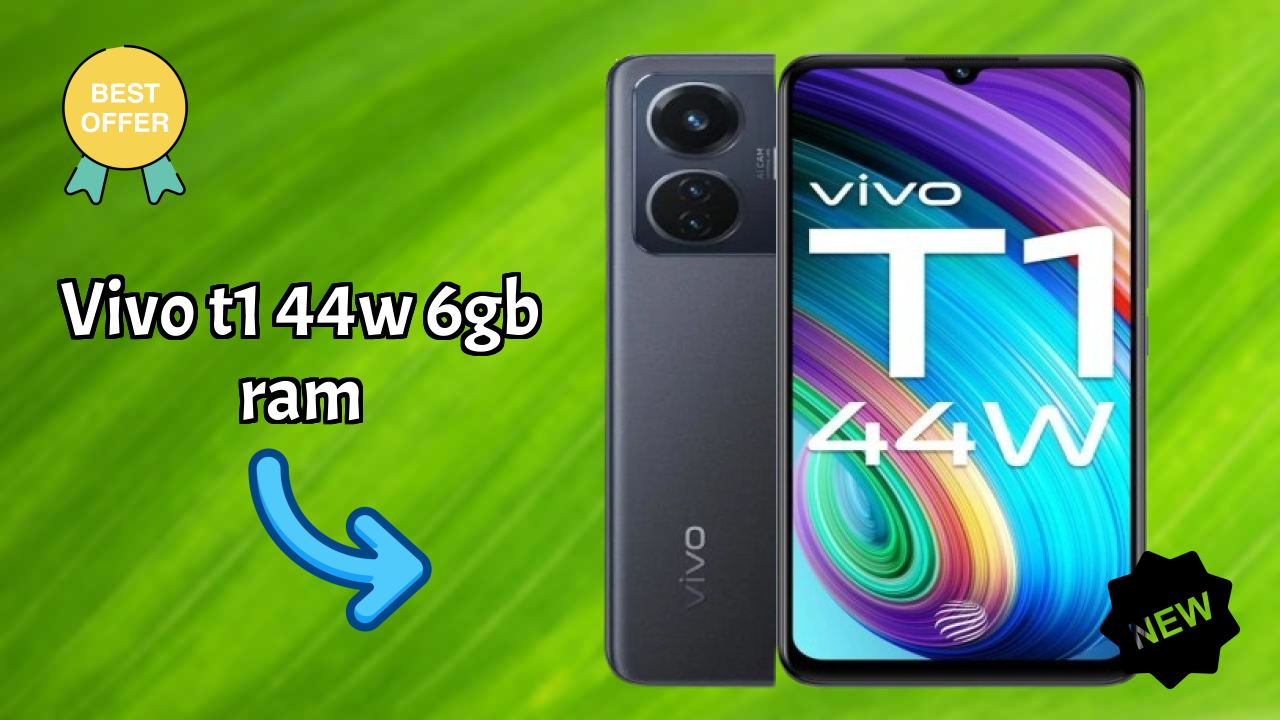 Vivo T1 44W 6GB RAM Display Size: 6.44 Inches (16.36 Cm) Screen Test
